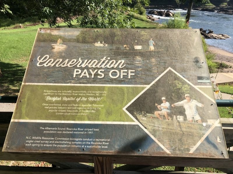 Conservation Pays Off Marker. Click for full size. Conservation Pays Off Marker image. Click for full size.