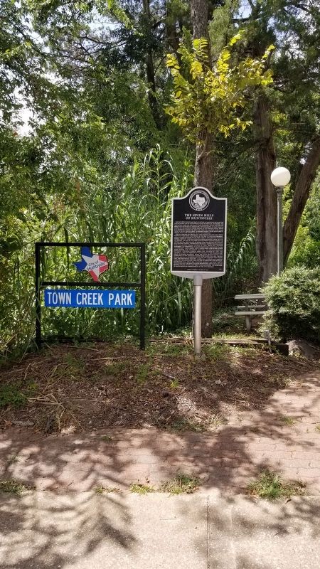 The Seven Hills of Huntsville Marker. Click for full size. The Seven Hills of Huntsville Marker image. Click for full size.