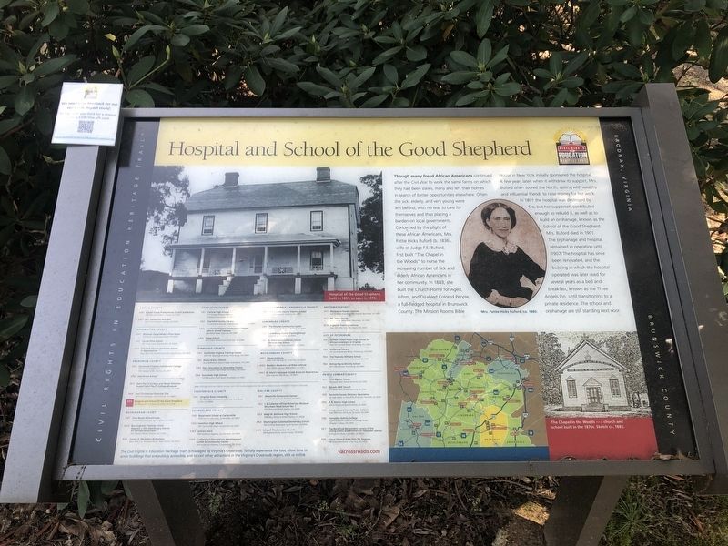 Hospital and School of the Good Shepherd Marker image. Click for full size.