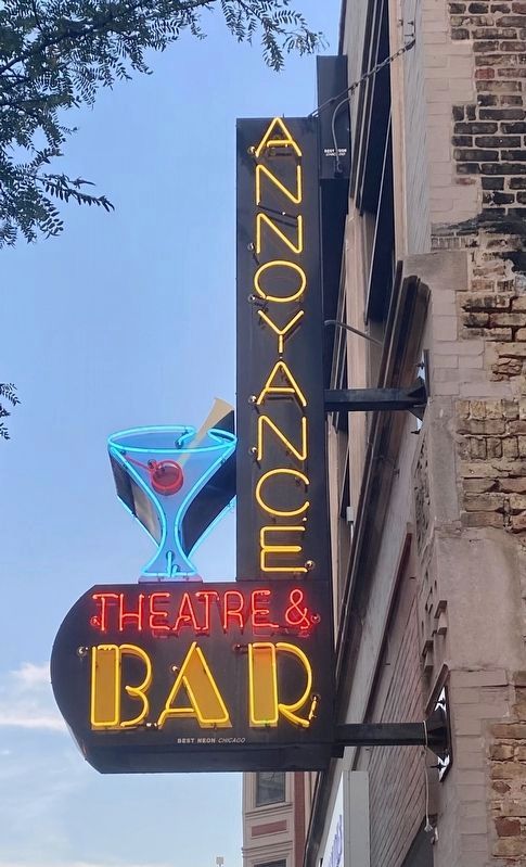 The Annoyance Theatre and Bar sign image. Click for full size.