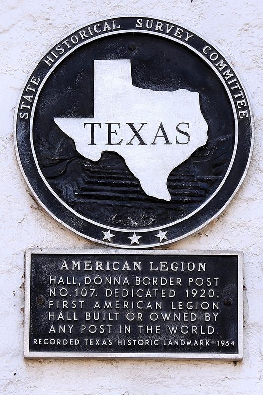 American Legion Hall Marker image. Click for full size.