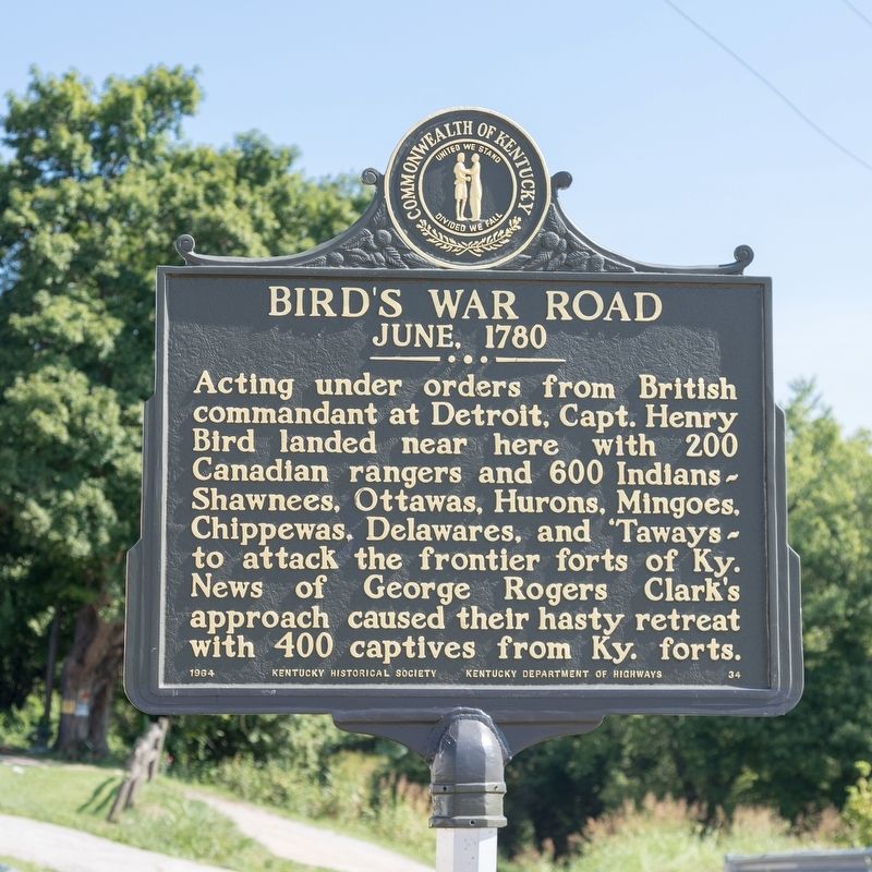 Birds War Road Marker image. Click for full size.