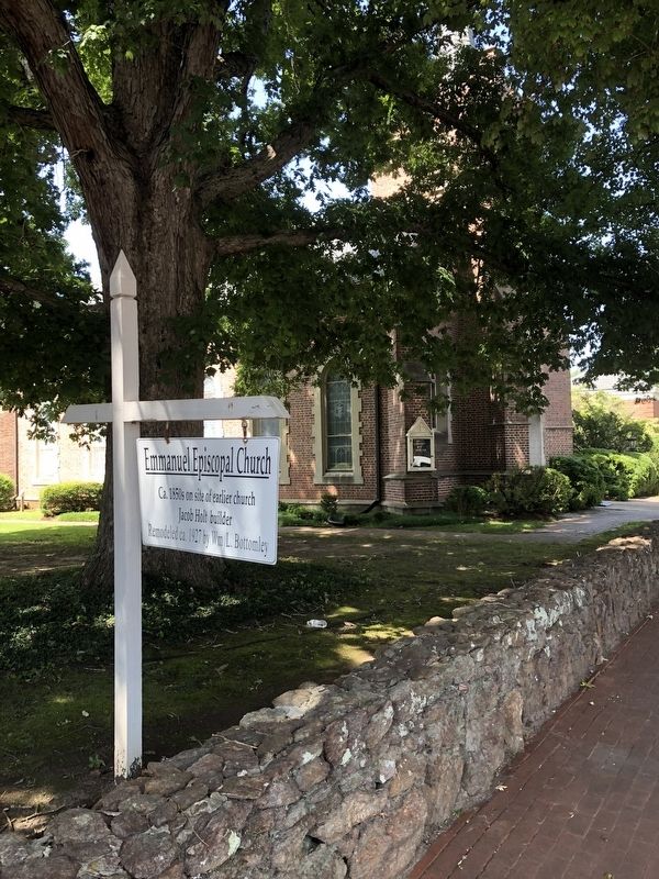 Emmanuel Episcopal Church Marker. Click for full size. Emmanuel Episcopal Church Marker image. Click for full size.