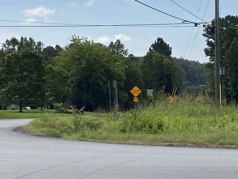 Forks of the Old Federal Road Marker image. Click for full size.