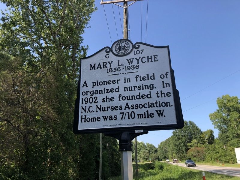 Mary L. Wyche Marker image. Click for full size.