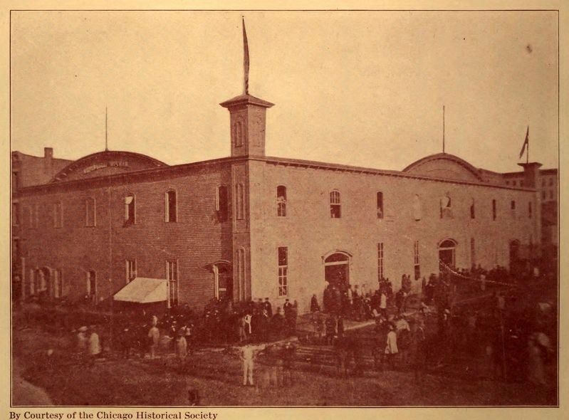 <i>Wigwam, site of 1860 Republican Convention</i> image. Click for full size.