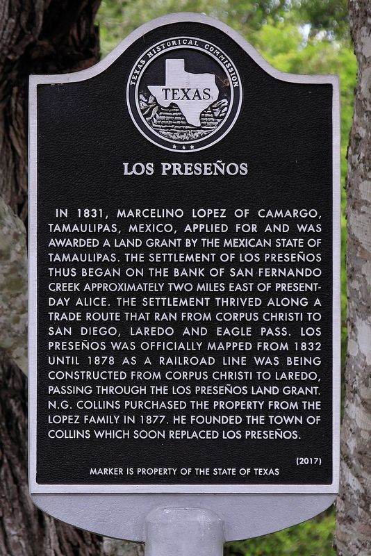 Los Prese�os Marker image. Click for full size.