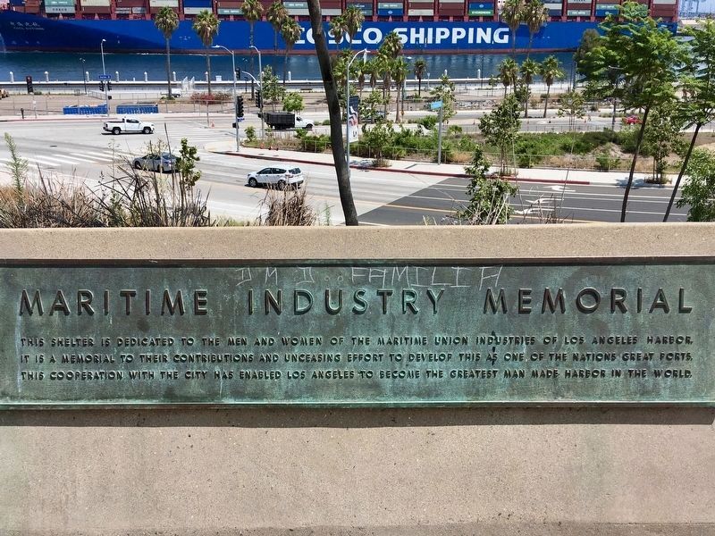 Original Maritime Industry Memorial Marker image. Click for full size.