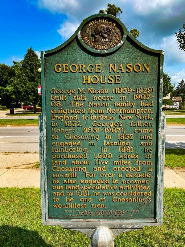 George Nason House Marker image. Click for full size.