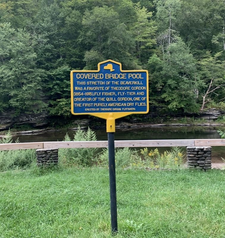 Covered Bridge Pool Marker image. Click for full size.