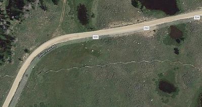 Satellite View of a Zig-Zag Fence near Union Pass. Click for full size. Satellite View of a Zig-Zag Fence near Union Pass image. Click for full size.