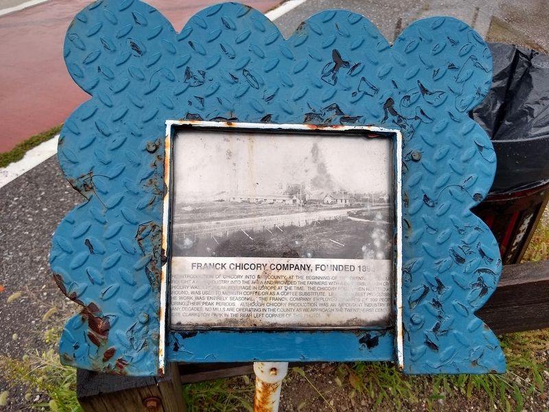 Franck Chicory Company Marker. Click for full size. Franck Chicory Company Marker image. Click for full size.