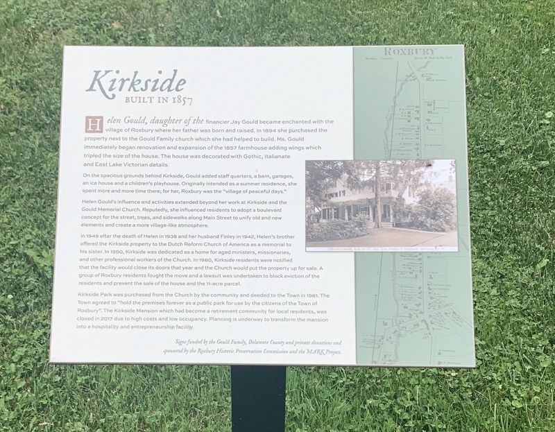 Kirkside Marker image. Click for full size.