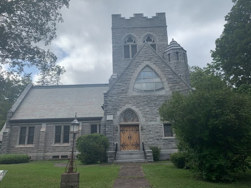 The Jay Gould Memorial Church Marker. Click for full size. The Jay Gould Memorial Church Marker image. Click for full size.