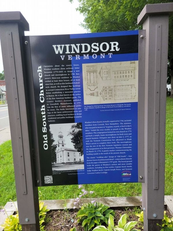 Windsor, Vermont Marker image. Click for full size.