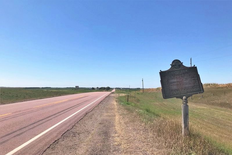 Grand View Marker, from the east. Click for full size. Grand View Marker, from the east image. Click for full size.