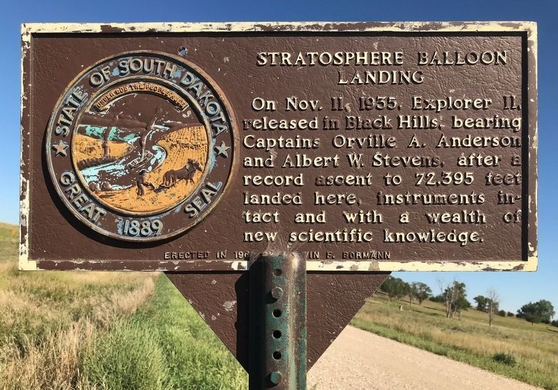 Stratosphere Balloon Landing Marker. Click for full size. Stratosphere Balloon Landing Marker image. Click for full size.
