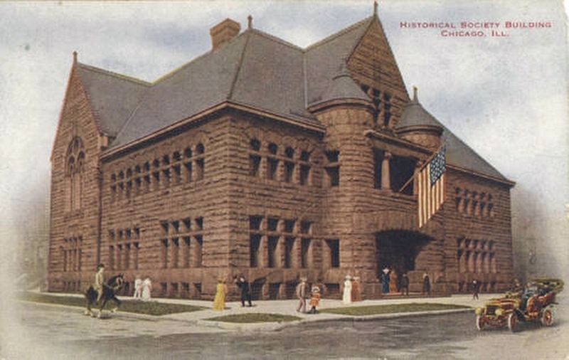 <i>Historical Society building, Chicago, Ill.</i> image. Click for full size.
