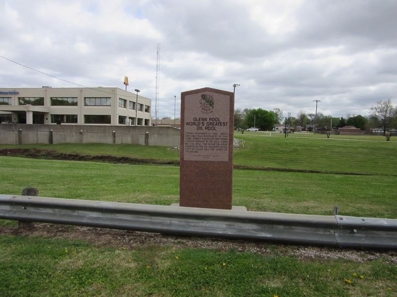Glenn Pool Marker. Click for full size. Glenn Pool Marker image. Click for full size.