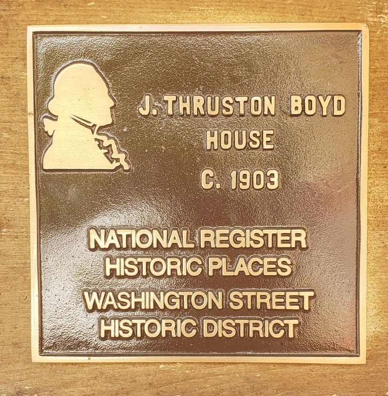 606 Washington Street Marker. Click for full size. 606 Washington Street Marker image. Click for full size.