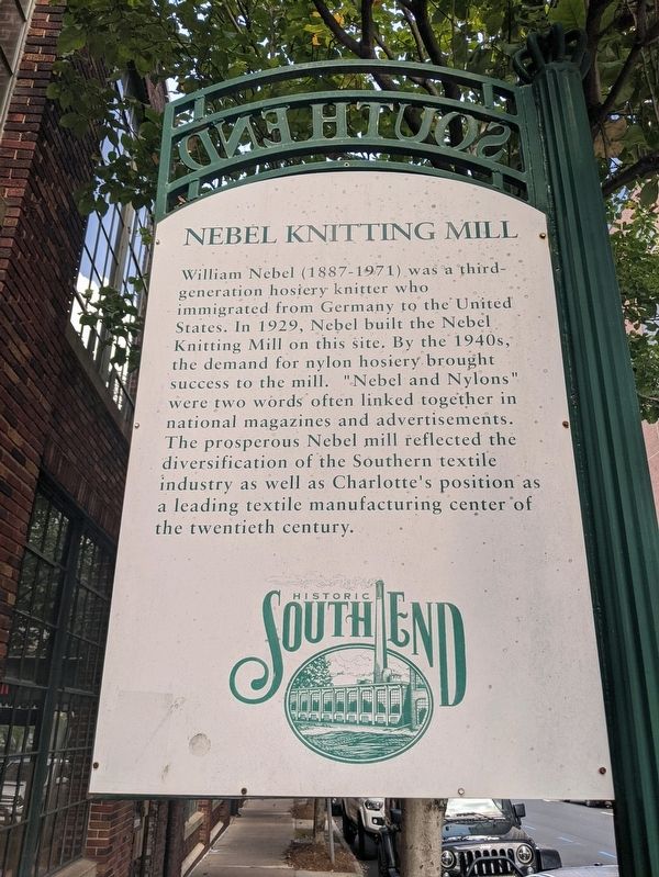 Nebel Knitting Mill Marker image. Click for full size.