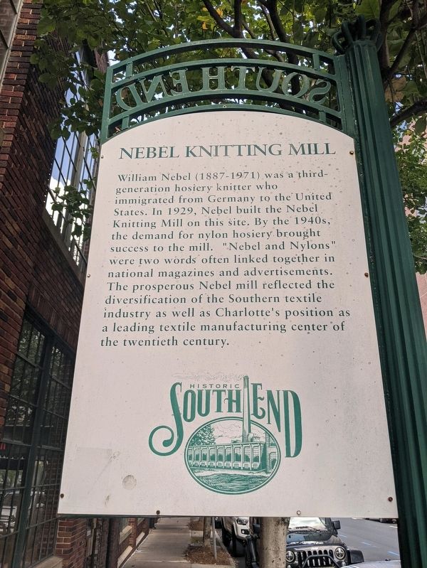 Nebel Knitting Mill Marker image. Click for full size.