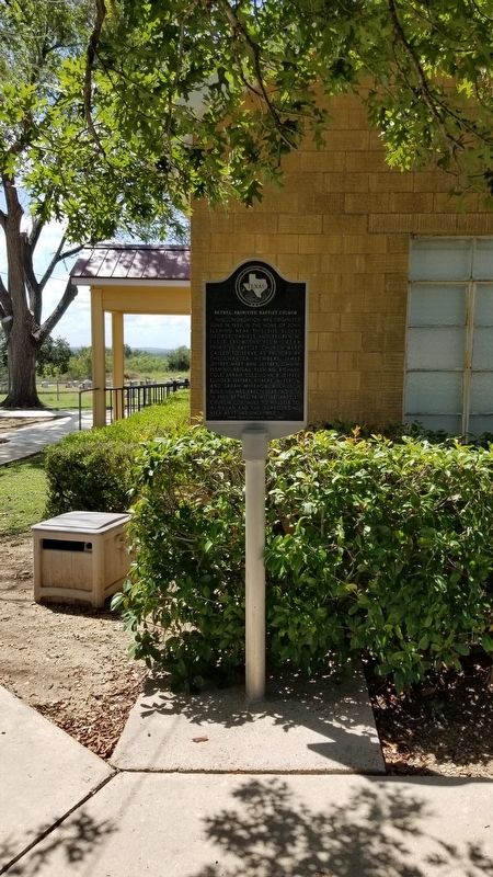 Bethel Primitive Baptist Church Marker image. Click for full size.