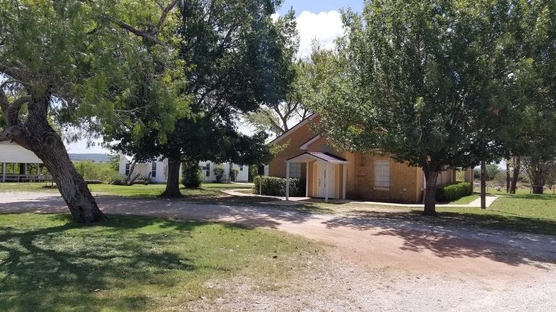 The view of the Bethel Primitive Baptist Church and Marker image. Click for full size.