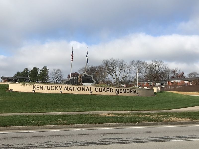 Kentucky National Guard Memorial. Click for full size. Kentucky National Guard Memorial image. Click for full size.