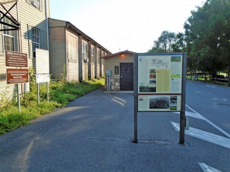 Buffalo Valley Rail Trail Marker image. Click for full size.