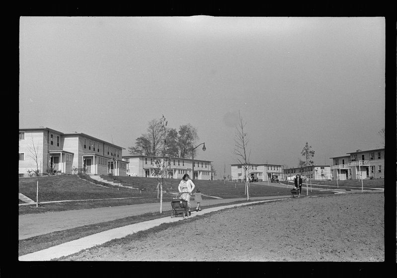 Greenhills, Ohio, in 1938 image. Click for full size.