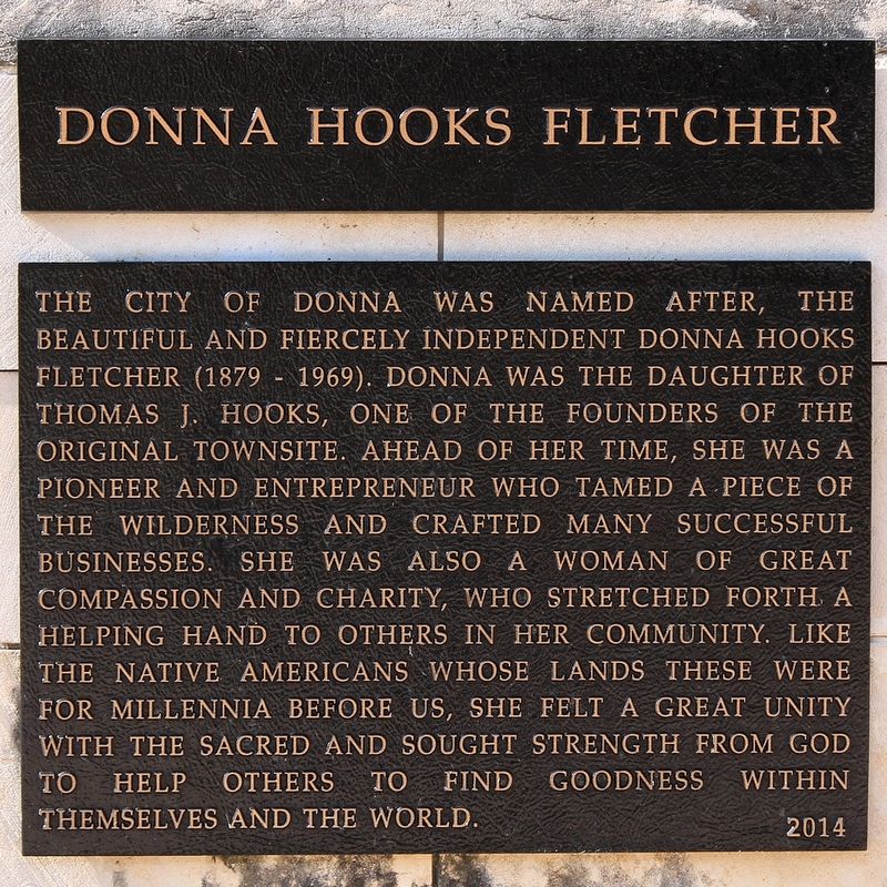 Donna Hooks Fletcher Marker image. Click for full size.