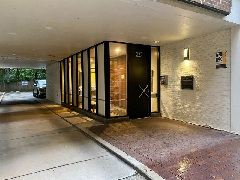 227 East Walton Place Apartment Building Marker - wide view image. Click for full size.
