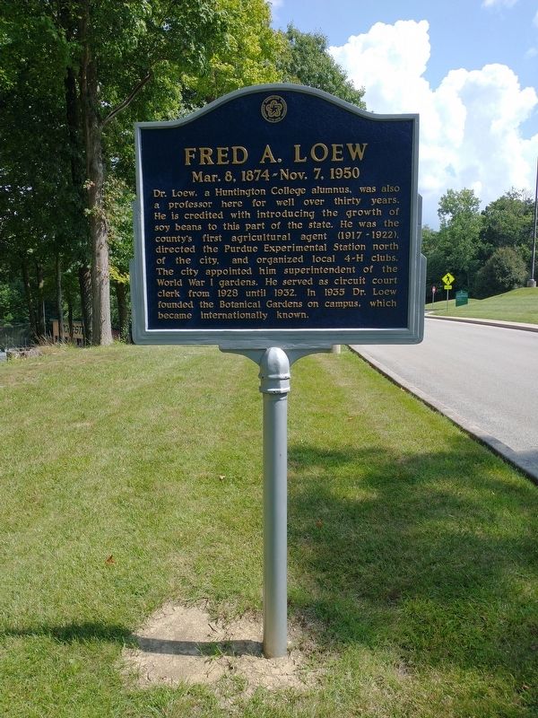 Fred A. Loew Marker image. Click for full size.
