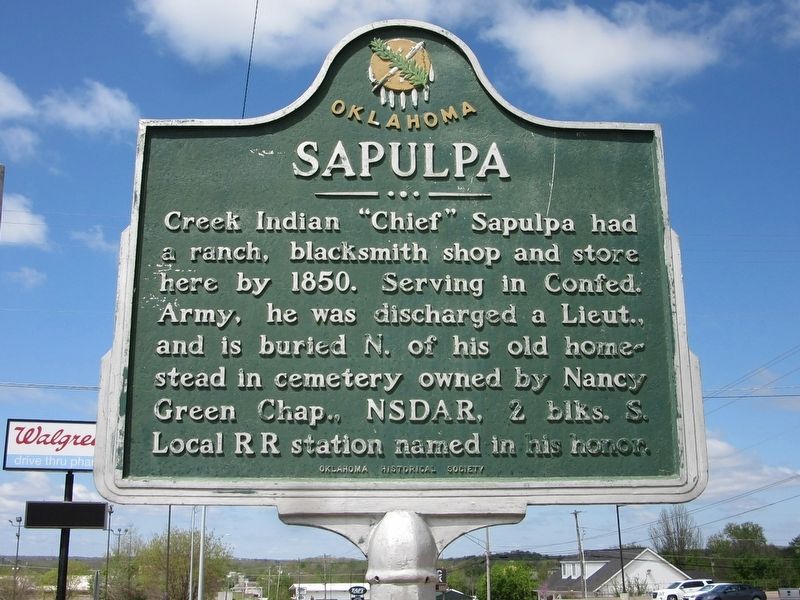 Sapulpa Marker image. Click for full size.