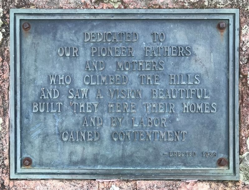 Dedication Stone Marker image. Click for full size.