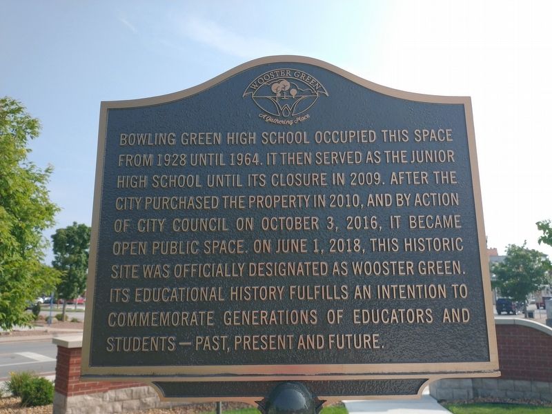 Welcome To Wooster Green Marker image. Click for full size.
