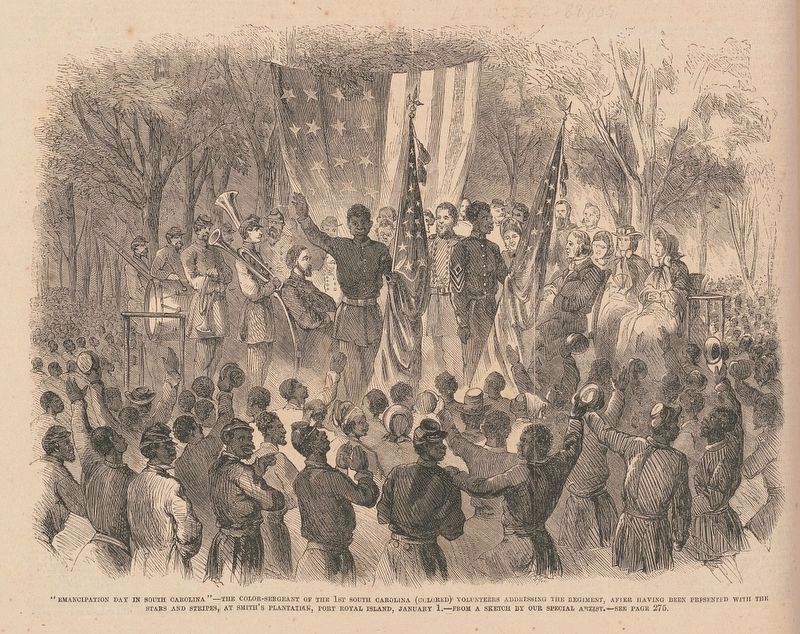 "Emancipation Day in South Carolina" image. Click for full size.