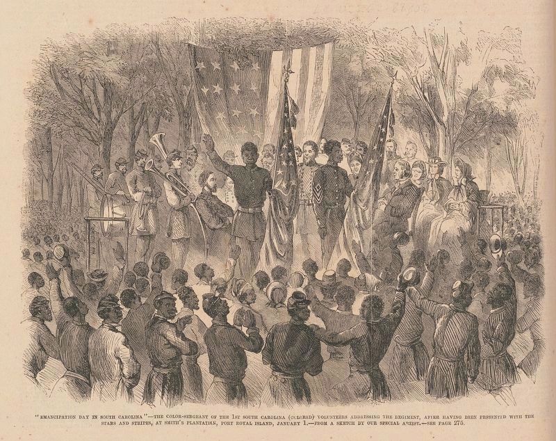 "Emancipation Day in South Carolina". Click for full size. "Emancipation Day in South Carolina" image. Click for full size.