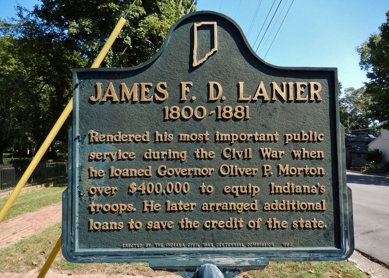 James F. D. Lanier Marker image. Click for full size.