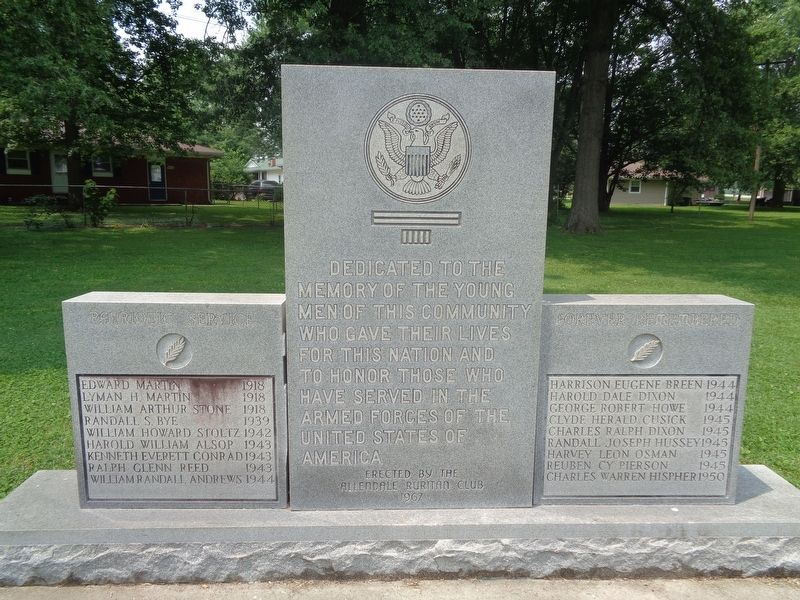 War Memorial. Click for full size. War Memorial image. Click for full size.