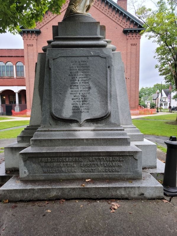 St Johnsbury Civil War Memorial. Click for full size. St Johnsbury Civil War Memorial image. Click for full size.