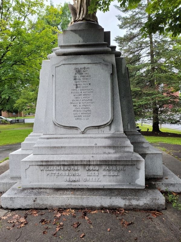 St Johnsbury Civil War Memorial. Click for full size. St Johnsbury Civil War Memorial image. Click for full size.