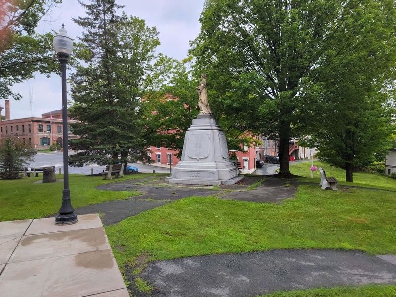St Johnsbury Civil War Memorial. Click for full size. St Johnsbury Civil War Memorial image. Click for full size.
