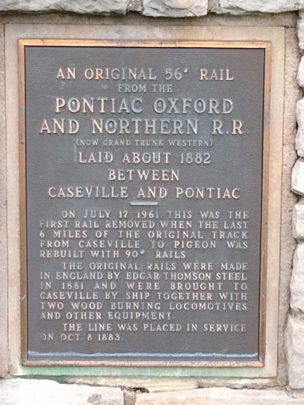 An Original 56# Rail Marker image. Click for full size.