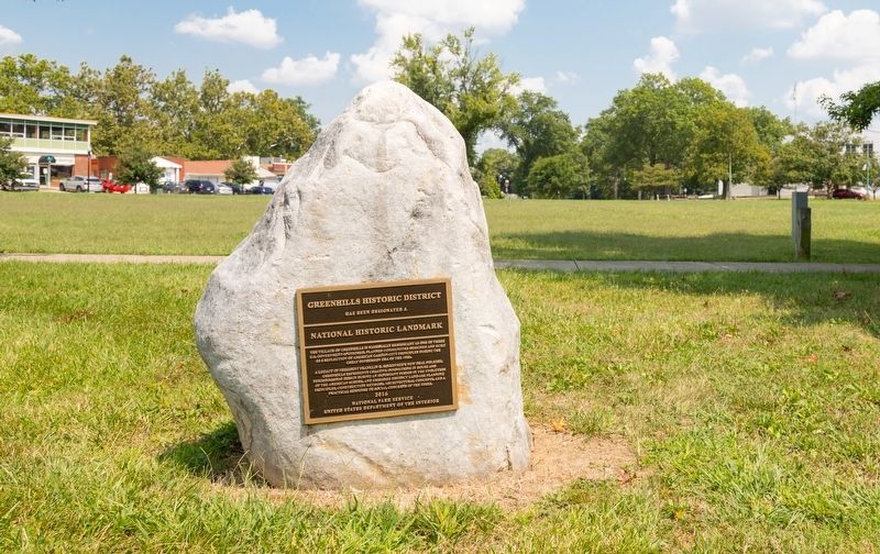 Greenhills Historic District Marker image. Click for full size.
