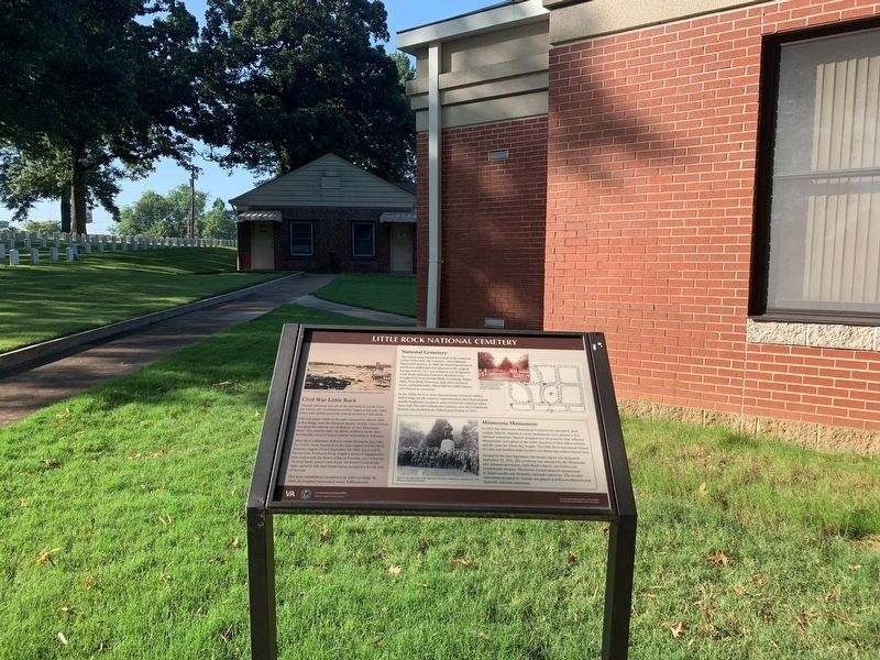 Little Rock National Cemetery Marker image. Click for full size.