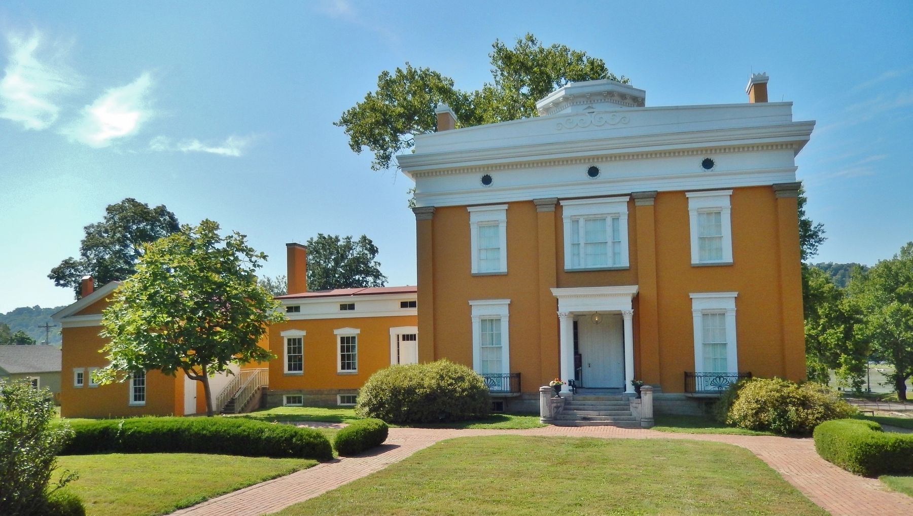 Lanier Mansion (<i>north/front elevation</i>) image. Click for full size.