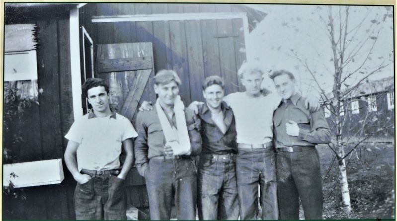 CCC Buddies at the Lower Falls Camp 49. image. Click for full size.