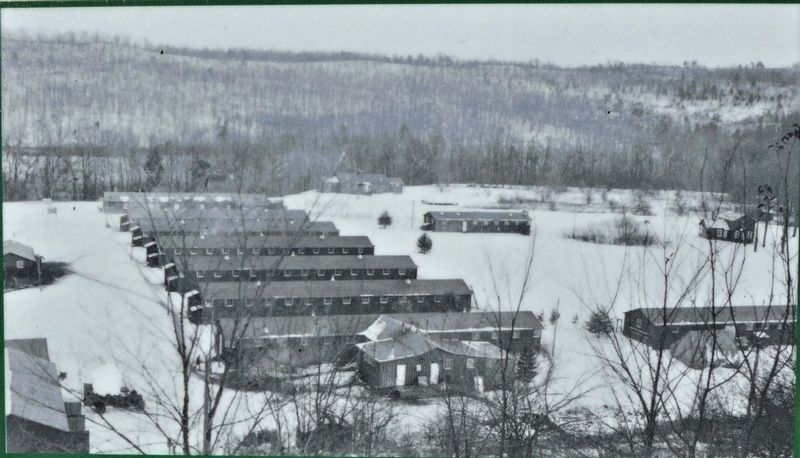 Lower Falls Camp 49 in the winter. image. Click for full size.